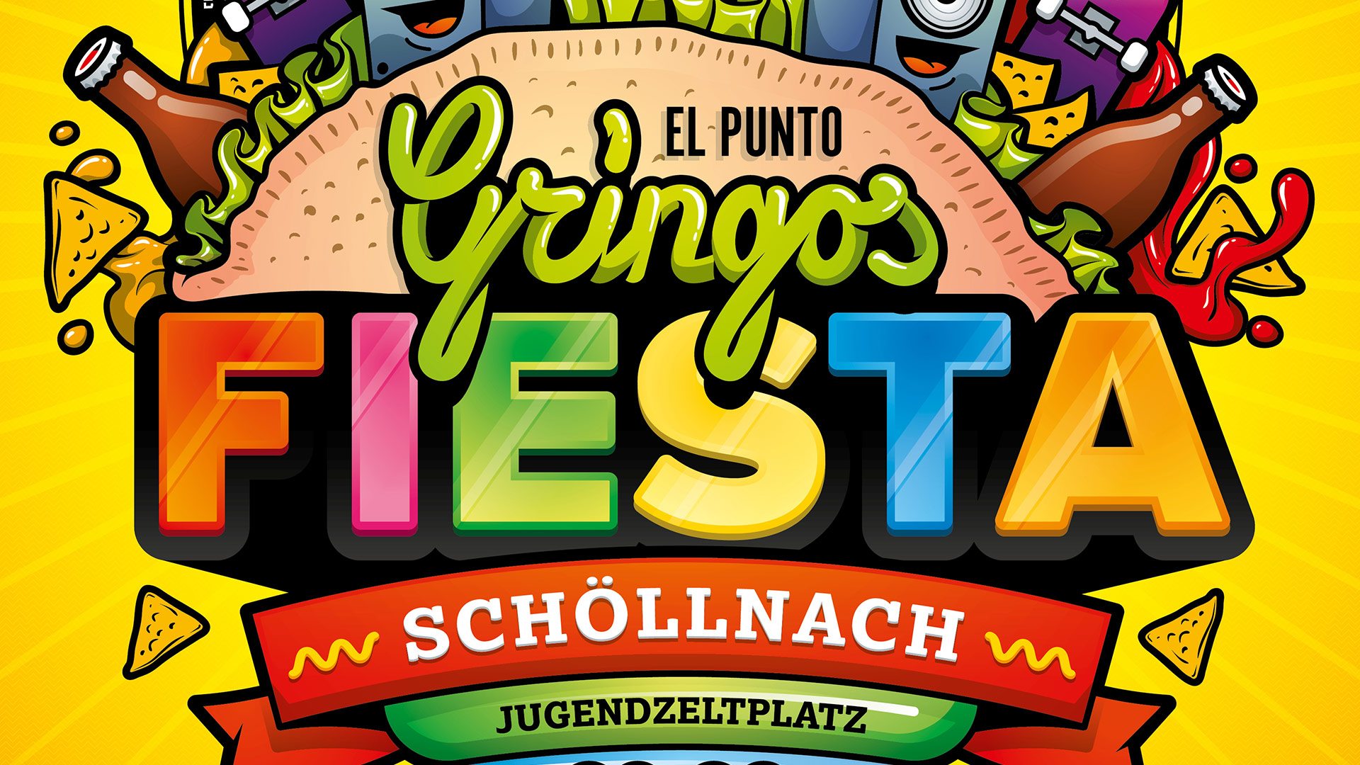 Gringos Fiesta 2014 | Poster Detail | Illustration by Artjom Meister | art-mas.com