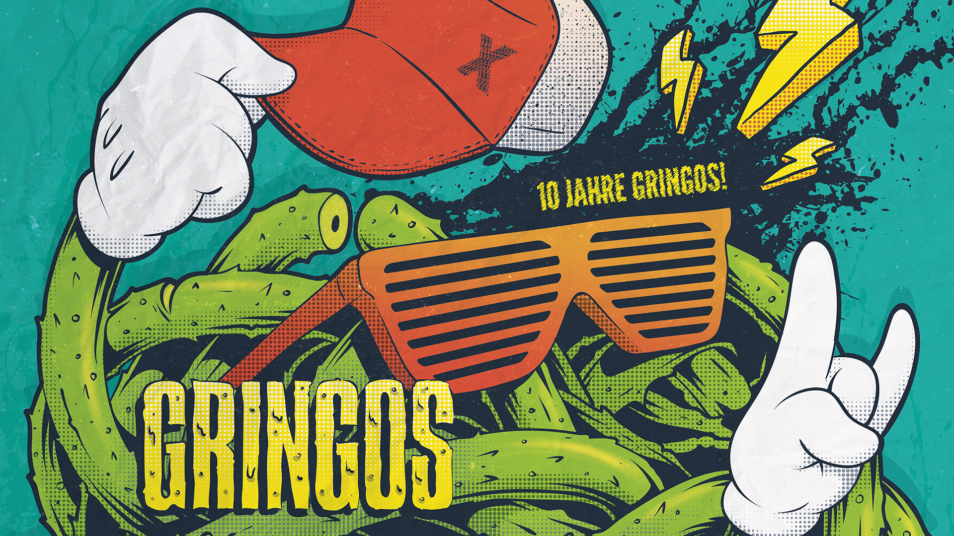 Gringos Fiesta 2015 | Poster Detail | Illustration by Artjom Meister | art-mas.com