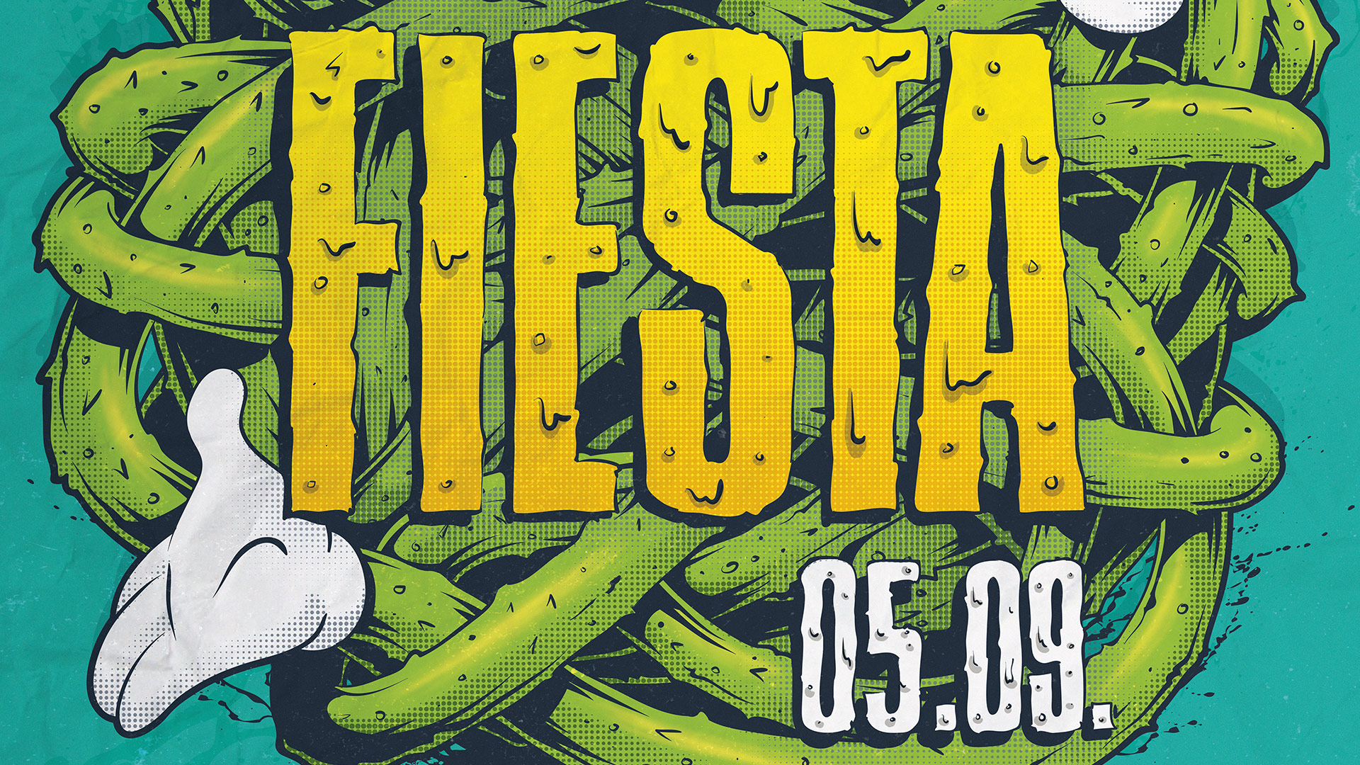 Gringos Fiesta 2015 | Poster Detail | Illustration by Artjom Meister | art-mas.com