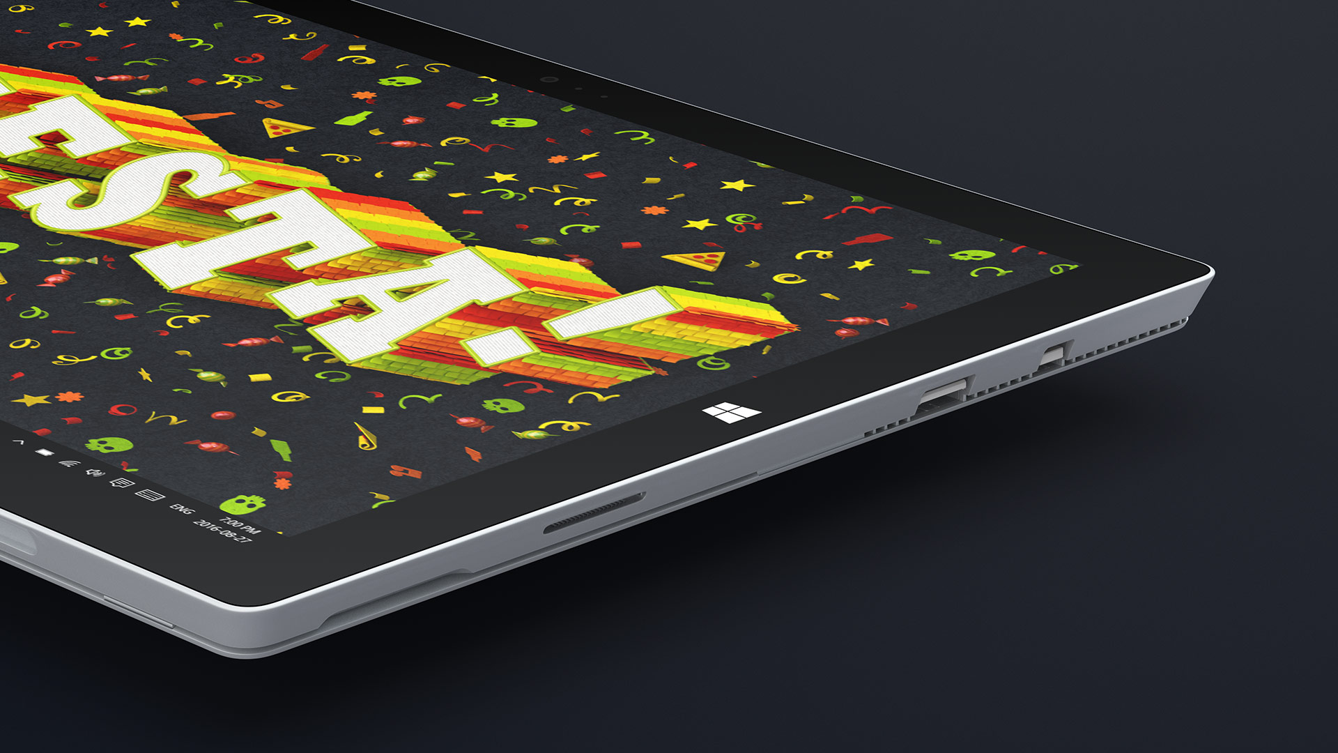 Gringos Fiesta 2016 | Wallpaper | Illustration by Artjom Meister | art-mas.com