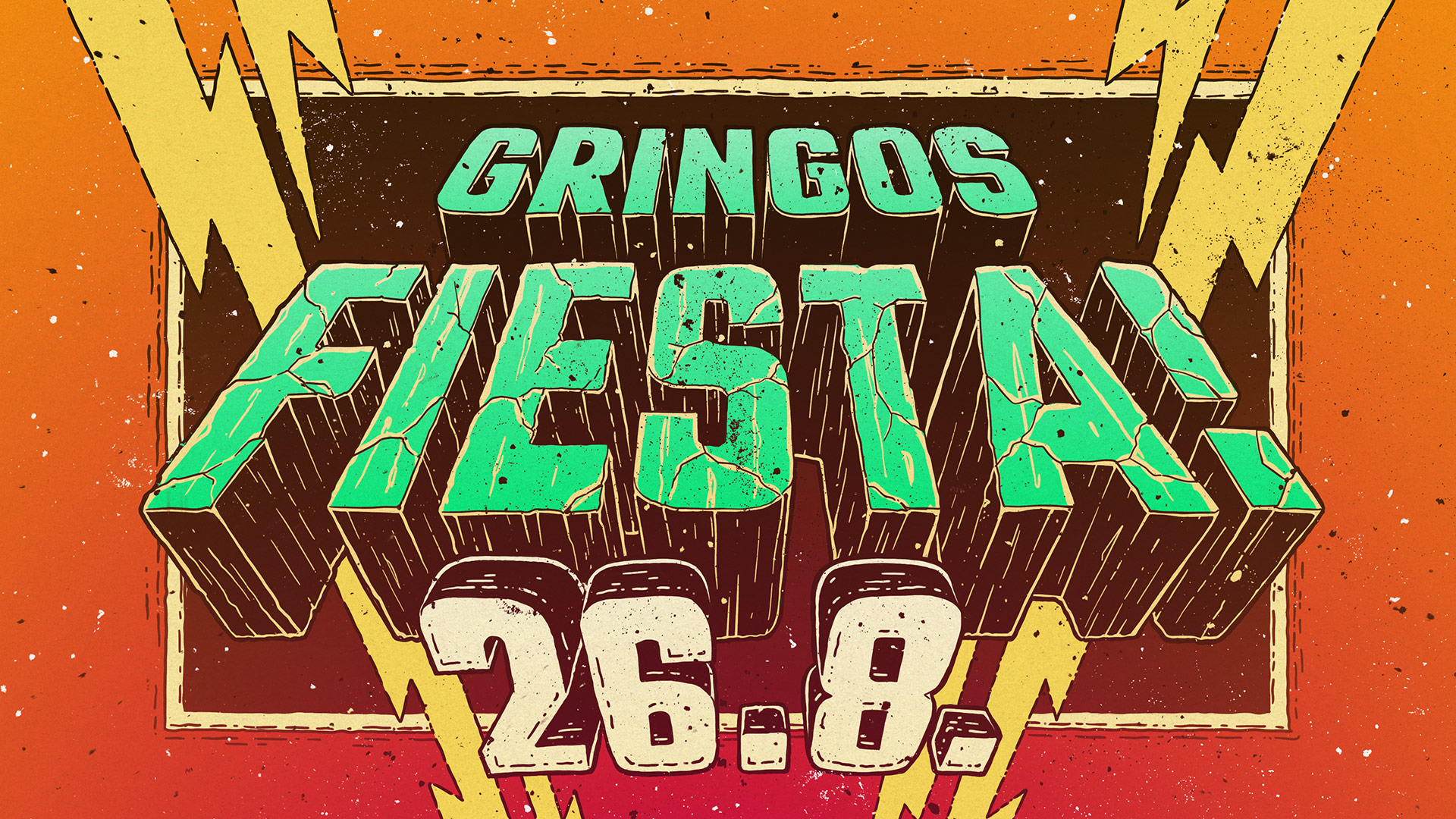 Gringos Fiesta 2017 | Poster Detail | Illustration by Artjom Meister | art-mas.com