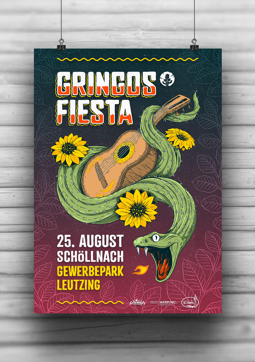 Gringos Fiesta 2018 | Poster | Illustration by Artjom Meister | art-mas.com