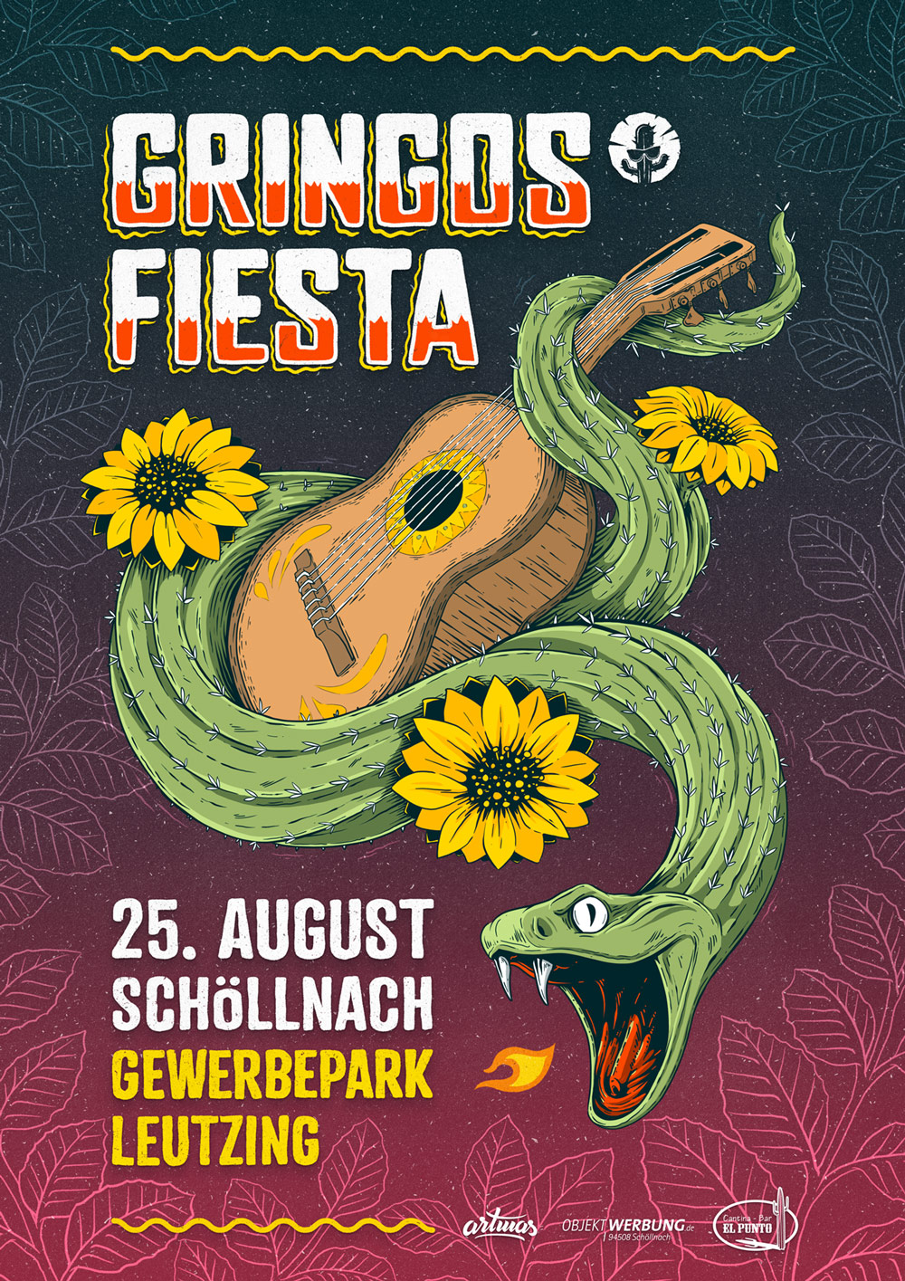 Gringos Fiesta 2018 | Poster | Illustration by Artjom Meister | art-mas.com